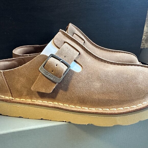 Clarks Solsbury Mule Cola Suede Size 8.5US - Picture 2 of 6